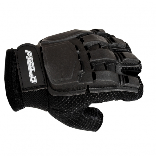 Gloves Field Half Finger Black - Kids - Clicca l'immagine per chiudere